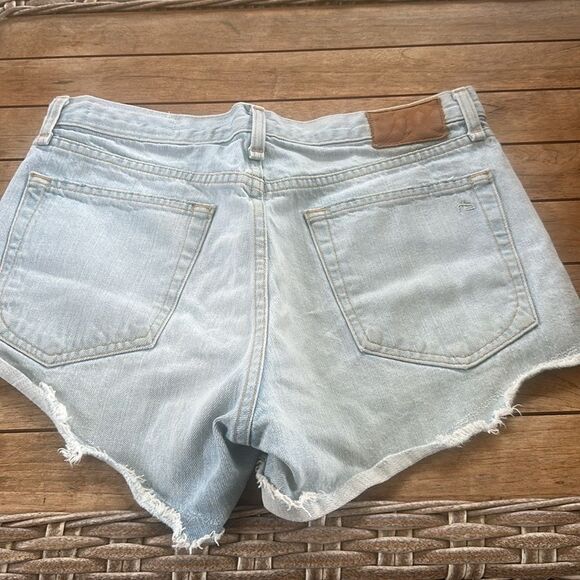 Rag & Bone Light Blue Wash Shorty Denim Shorts 27 - Picture 6 of 9